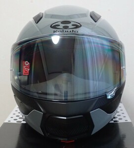 Ｋａｂｕｔｏ　カブト　Ｒｙｕｋｉ　リューキ　ミディアムグレー　システムヘルメット　UV＆IRカットシールド