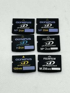 フォーマット済み xDカード 6枚セット 2GB×4枚 Type M+ OLYMPUS FUJIFILM オリンパス 富士フィルム 即決