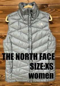 THE NORTH FACE ノースフェイス　ベスト　ダウン　水色　春服