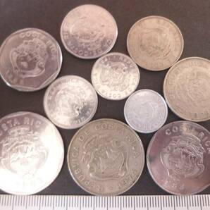 コスタリカ (Costa Rica) 旧貨幣 １９７４～１９８５年 硬貨 １０種・１０枚 送料無料の画像2
