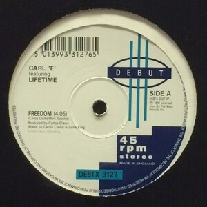 Carl 'E' Featuring Lifetime - Freedom（★盤面極上品！）