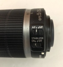 キャノン　Canon ZOOM LENS EF-S 55-250mm 1:4-5.6 カメラレンズ EFSマウント AF不可　ジャンク　#1009　＃Y418_画像3