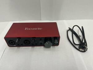 【極美品】Focusrite フォーカスライト Scarlett 2i2 3rd Gen USBオーディオインターフェイス2in2out【送料無料】