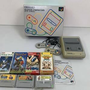 240412B スーパーファミコン ファミコン SUPER Famicom 任天堂 Nintendo ゲーム 本体 カセット セット まとめ売り レトロ 当時物 中古品 の画像1