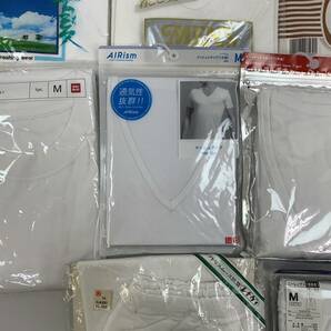 240425G メンズ用 男性用 インナー 肌着 Sサイズ Mサイズ 大量 おまとめ セット グンゼ ユニクロ UNIQLO Dior 半袖 抗菌 消臭 通気性 の画像7