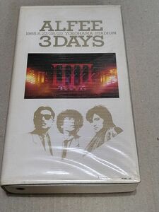 THE ALFEE 3DAYS YOKOHAMA VHS ビデオテープ