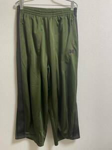 24SS Needles H.D. TRACK PANT - POLY SMOOTH ニードルス ヒザデルトラックパンツ Olive S