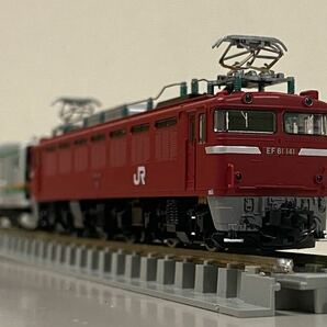 〈加工品〉TOMIX 7173 JR EF81形電気機関車(JR東日本仕様・双頭形連結器付)の画像1