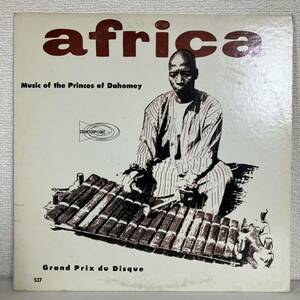 LP / Unknown Artist / Music Of The Princes Of Dahomey / africa ワールドミュージック アフリカンミュージック