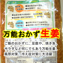 『宮崎の漬物』 ごぼう醤油漬 100g×2袋 万能おかず生姜 130g×3袋 ご飯のお供 卵焼きの具 送料無料_画像5