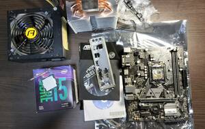 【ジャンク品】Intel Core i5 9400F + ASUS PRIME H310M-A R2.0 + ANTEC NeoECO Classic NE550Cセット