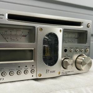 CQ-TX5500D Panasomic 真空管 2DIN カーオーディオ デッキ アンプ CD/MP3/FM/AMの画像2