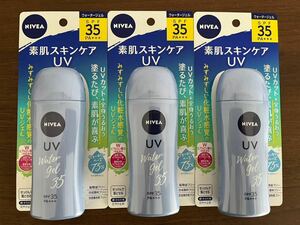 ニベア サン 角質ケア ウォータージェル 日焼け止め SPF35 3本セット