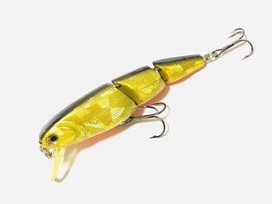 Неиспользованный ★ Grim's W-Joint Double Joint Minnow#Crokin Orange Berry ★ 75mm11g ★