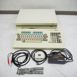 【ジャンク】CASIO カシオ パーソナルコンピューター FP-1100 本体 キーボード ケーブル類 パソコン PC レトロ ヴィンテージ K4965