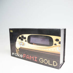 GAMEJOY JAPAN ゲームジョイジャパン PokeFAMI GOLD ポケファミ ゴールド ファミコン互換機 FC 携帯 ハード 本体 K5022