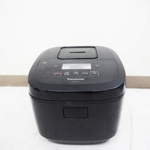 2021年製 Panasonic パナソニック IHジャー炊飯器 SR-FE101 備長炭釜 5.5合炊き ブラック K5162_画像2