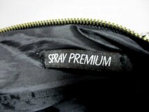 SPRAY PREMIUM/スプレイプレミアム◇2wayバッグ　ショルダー・クラッチ　BK　幾何学模様　斜め掛け　W32cm_画像8