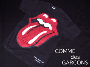 ★COMME des GARCON★プリントTシャツ★ブラック★S★