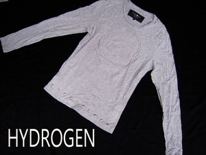 ★HYDROGEN★ロングTシャツ★グレー★M★