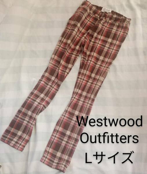 L◆Westwood Outfitters◆チェック柄ロングパンツ◆茶系