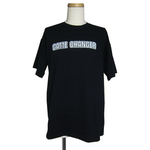 GILDAN プリントTシャツ GAME CHANGER ティーシャツ ブラック 黒色 メンズ Lサイズ アメリカ輸入古着 USED ユーズド tee tシャツ #n-147