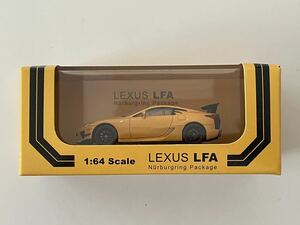 京商 1/64 レクサス LFA ニュルブルクリンクパッケージ LEXUS LFA Nurburgring Package イエロー