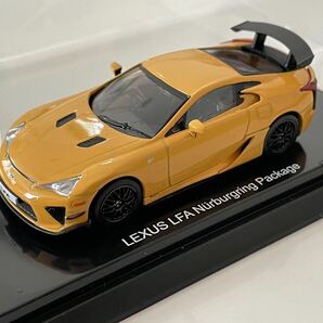 京商 1/64 レクサス LFA ニュルブルクリンクパッケージ LEXUS LFA Nurburgring Package イエローの画像2