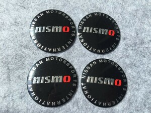nismo ニスモ 日産 ホイール センターキャップシール 56.5ｍｍ 4枚セット アルミ製 カーステッカー 自動車 ●134番