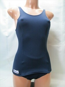 7992 # corporation Phoenix # super beautiful! Cream old type dark blue swimming swimsuit M