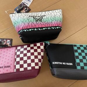 鬼滅の刃 ジーユー マチありポーチ メイクポーチ 小物入れ