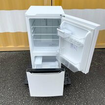 2020年製■Hisense 冷蔵庫【130L】 自動霜取り HR-D1302 ハイセンス 2ドア冷凍冷蔵庫 ホワイト_画像2
