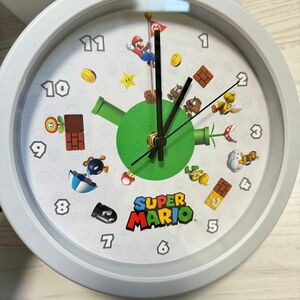 スーパーマリオ 掛け時計