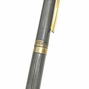 H3-059 S.T.Dupont デュポン ボールペン ツイスト式 ゴールド シルバー 筆記OKの画像4