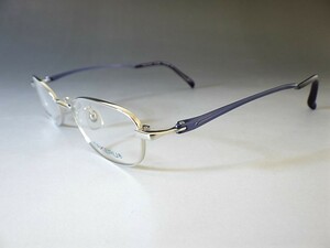 メイドイン鯖江◆TAKERU【チタン メガネフレーム TK-0358】クローム/ブルー◆新品 ◆眼鏡/めがね
