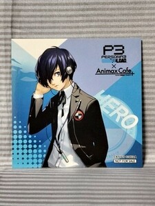 ペルソナ3リロード Animax Cafe+限定 フードデザート 非売品ステッカー 主人公 結城理 スイーツパラダイス 原宿 PERSONA3 RELOAD P3R