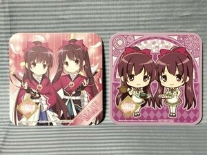 マギアレコード 魔法少女まどか☆マギカ外伝 セガコラボカフェ限定 非売品 コースター2種set 天音月夜 月咲 まどマギ ワルプルギスの廻天