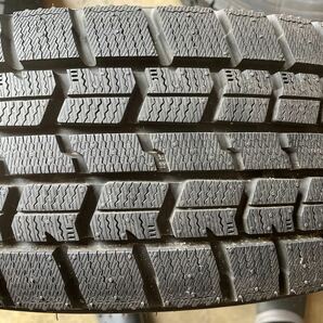 【新品同様】ライズ ロッキー ハイブリッド スタッドレス 4本 195/60R17 PCD100 5H 6J オフセット40 ハブ径73mm イボ付き バリ山の画像3