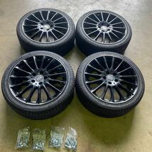 【新古品　2022年製】美品 OZレーシング MSW 30 グロスブラックダイヤモンドリップ 18インチ 225/40R18 PCD112 5H オフセット44 メルセデス_画像1