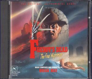 [ soundtrack CD] Brian *mei[ A Nightmare on Elm Street The * final nightmare ]*1992 year domestic record (SLC record ) *BRIAN MAY