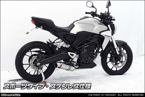 ホンダ　CB250R（2BK-MC52）用ダイナミックマフラー　(フルエキゾースト)