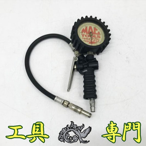 Q4751 free shipping![ secondhand goods ] tire gauge MAC 600kPa Mac tool measurement tool measurement 