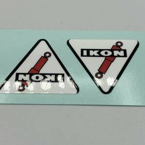 IKON 三角 ステッカー 2枚セット / コニー KONI Z400FX Z1 Z2 CB400Fの画像3