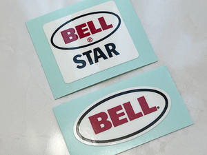 BELL STAR 四角 + BELL 楕円小 ステッカーセット / ヘルメット BELL STAR