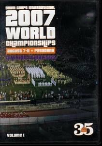  marching DVD/DCI 2007 world * Champion sip/4 sheets set /Blue Devils/The Cavaliers/Phantom Regiment/The Cadets