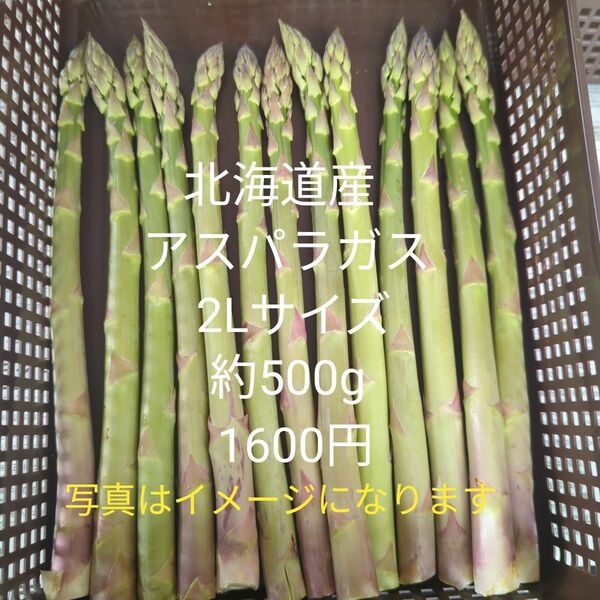 北海道産アスパラガス2L約500g