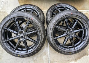 ND5RE マツダ ロードスター 純正タイヤホイール 走行少 16インチ 6.5J 4H PCD100 +45 195/50R16 4本 　ND2 ND5RC ADVAN SPORTS YOKOHAMA