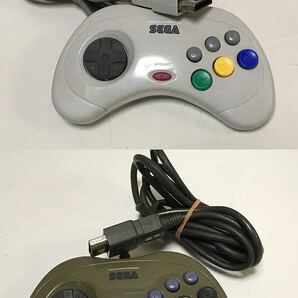 セガサターン 本体 SEGA HST-0019 HST-3220 SEGA SATURN  パワーメモリー モノラルケーブル コントローラー追加付属 現状品ゲーム機の画像7