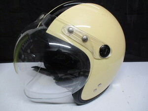 Y836/ジェットヘルメット MAX-308B ホワイト系 58-60cm