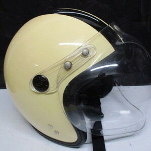 Y836/ジェットヘルメット MAX-308B ホワイト系 58-60cmの画像2